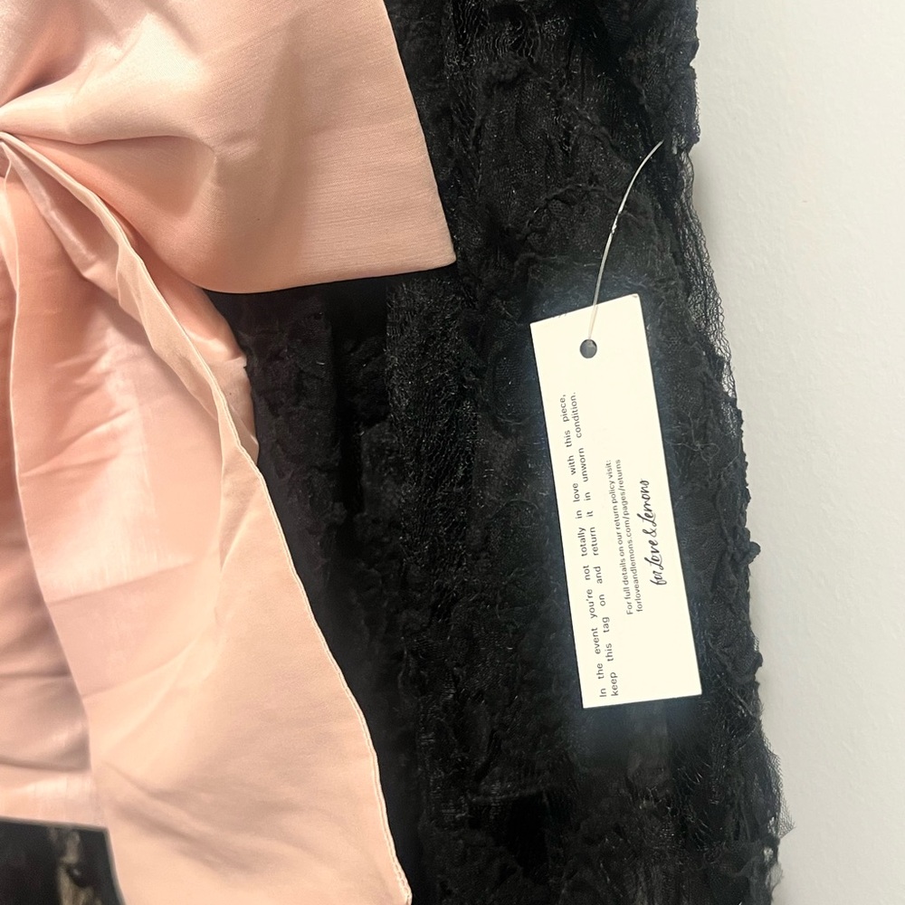 For Love And Lemons Leah Maxi Dress Size S Sheer Lace NWT - Picture 5 of 10